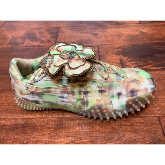 Puma x Collina Strada Women's Mostro Sneaker Green Faded Plaid New Size 8.5 | 39 - Picture 3 of 15